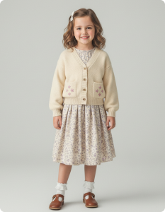 Кардиган с вышивкой