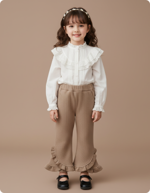 Штаны с воланами