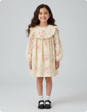 Платье с цветочным принтом