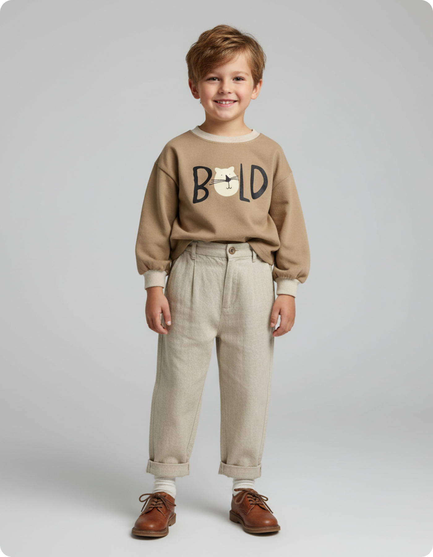 Кофта коричневая